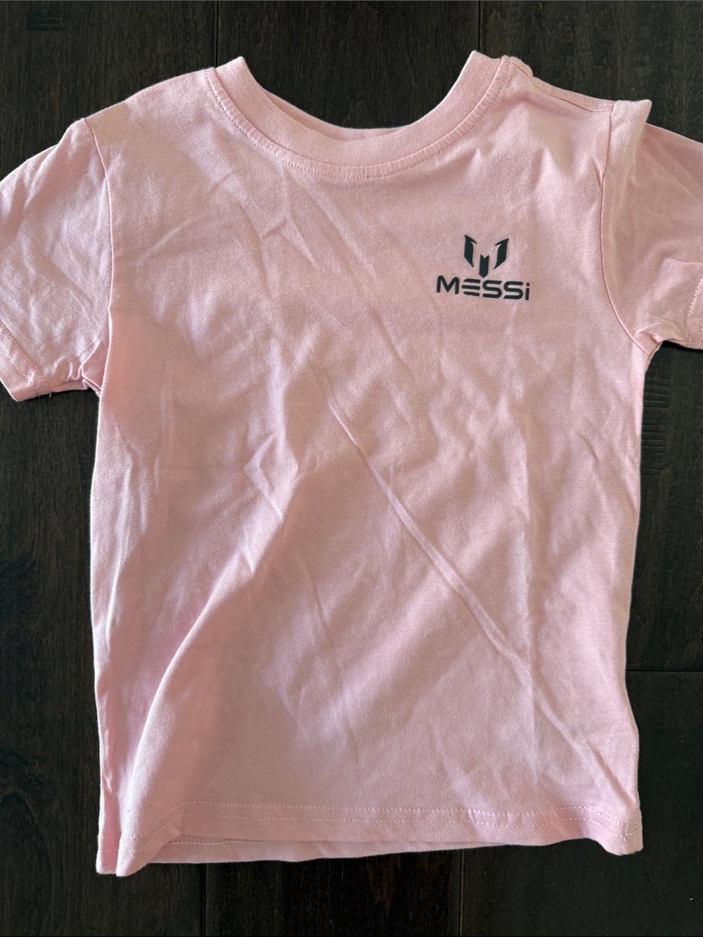 NWOT Kids' Messi Short-Sleeve Tee in Light Pink